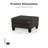 Viafora Square Boucle Storage Ottoman-554958792