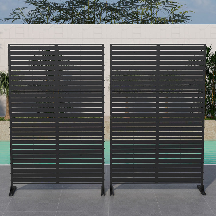Tall Series Metal Privacy Screen(Set of Two)