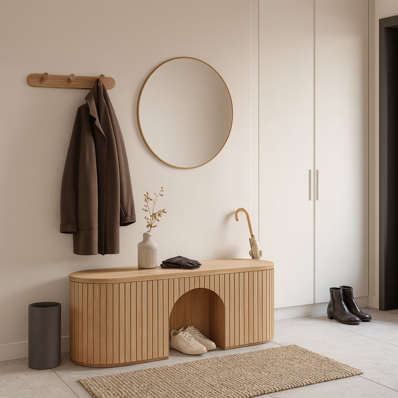 Cedarra Extendable Solid Wood Bench