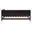 Lit de jour simple, conception Mid-Century avec accoudoirs et accoudoirs en bois-130753975