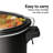 Hamilton Beach® Stay or Go® 6 Quart Slow Cooker Serves 7 Plus Black