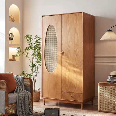 Simple Solid Wood Design Wardrobe