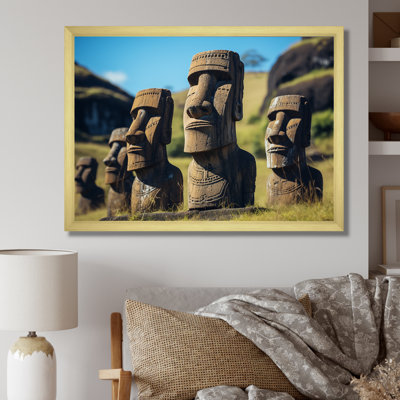 Art moderne brun, Moai Marvel, art asiatique II