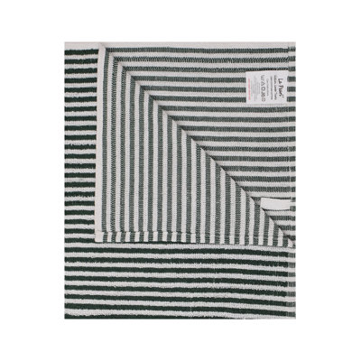 Cotton Stripe Jacquard Tea Towel Kitchen Towel