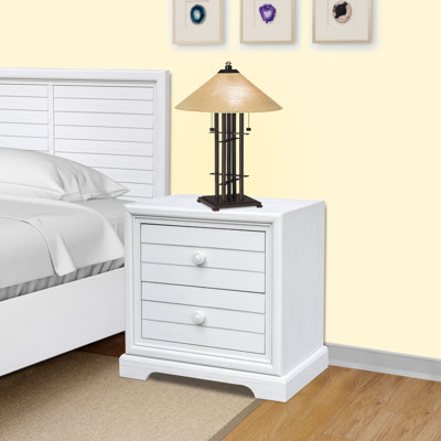 Natthew 28'' W Solid Wood Nightstand