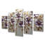 Ensemble d'illustrations murales lilas - lilas