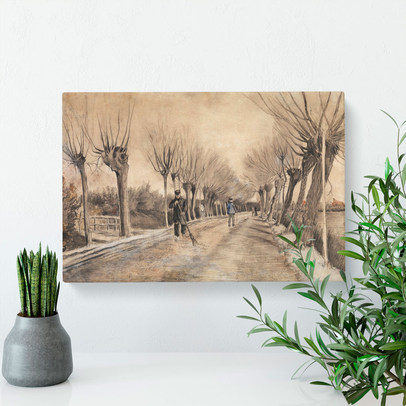 Road In Etten by Vincent Van Gogh - Wrapped Canvas, 35cm H x 50cm W x 3cm D