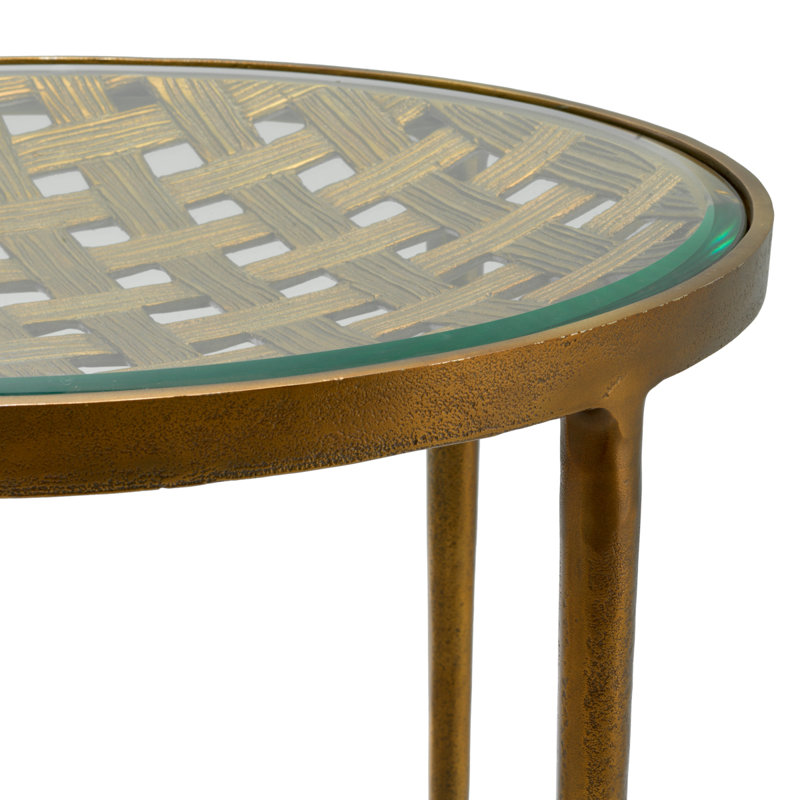 Sorrento Glass End Table