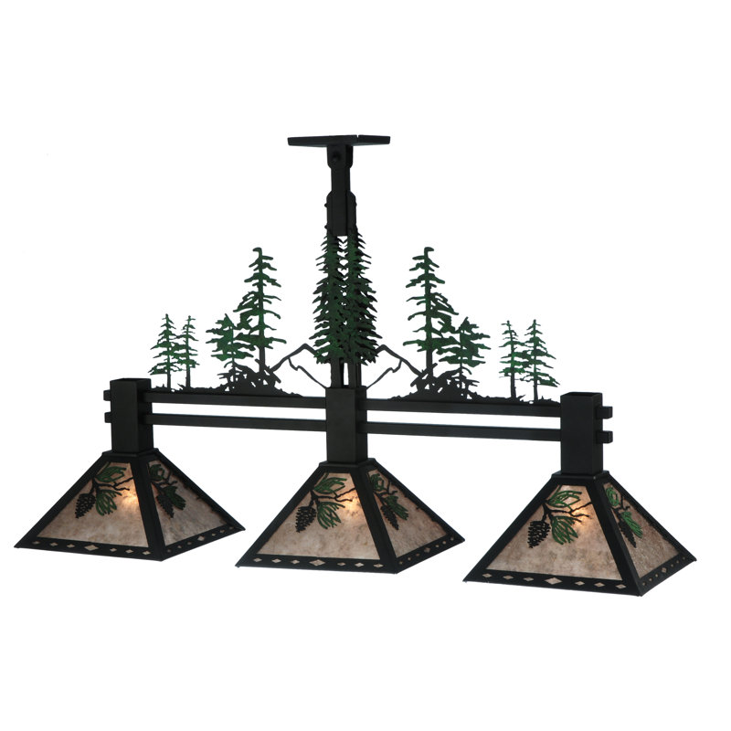 Luminaire pour table de billard Winter Pine, 28.25''