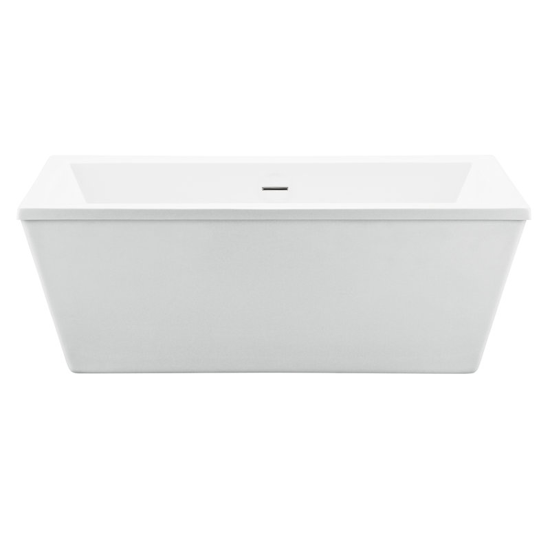 Kahlo 3 Freestanding Soaker Tub, White