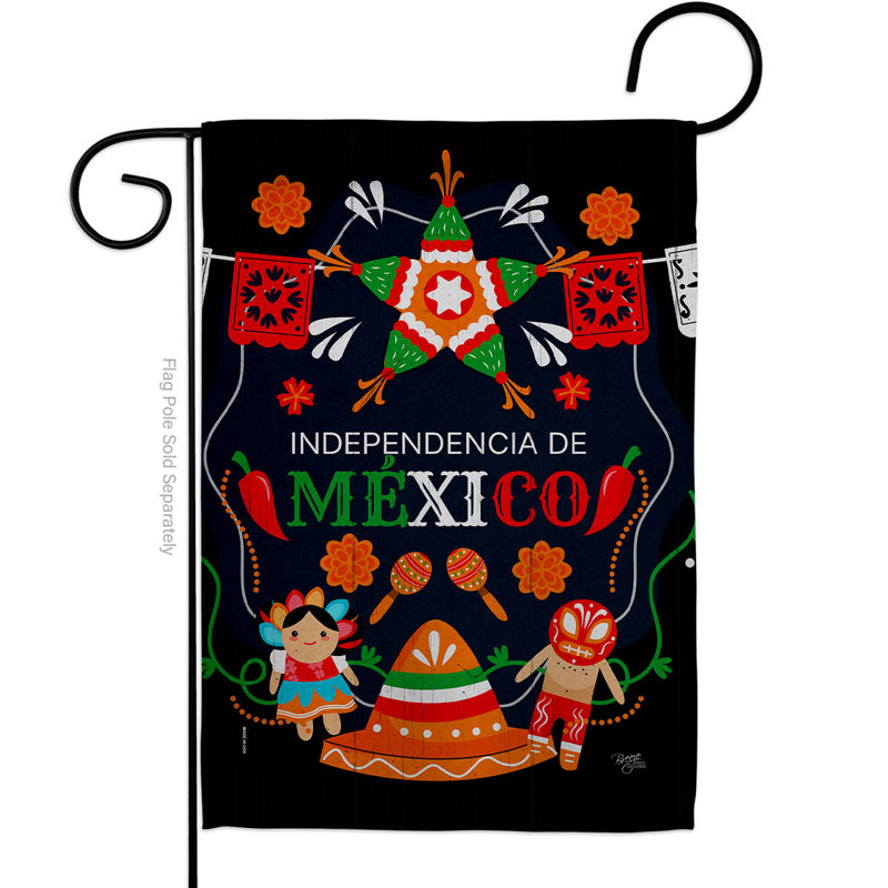 Double Sided 18.5'' H x 13'' W Polyester Garden Flag
