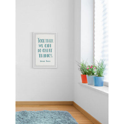 «Frisbie Do Great Things», reproduction encadrée