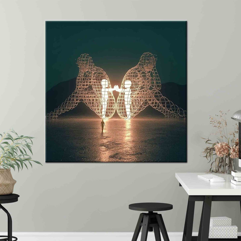 1 Piece Wall Art on Canvas, 20 cm H x 20 cm W, Wrapped Canvas