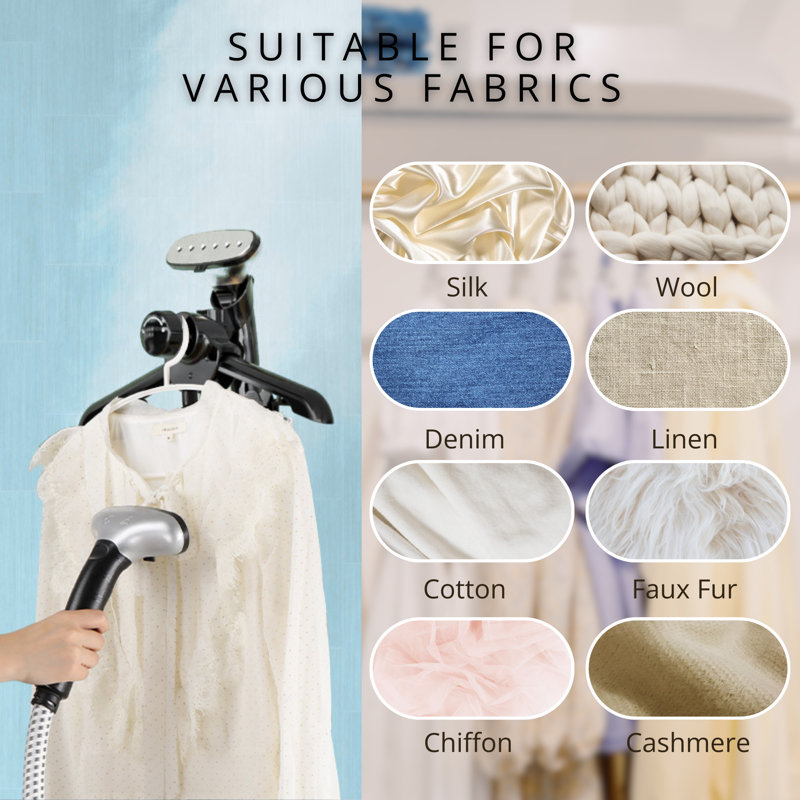 SALAV Commercial Full-Size Garment Steamer, Navy