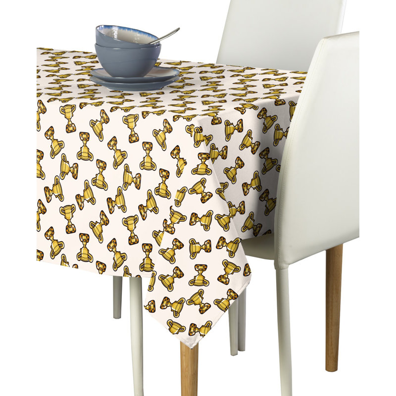 Smithee Geometric Tablecloth, 120" x 60"