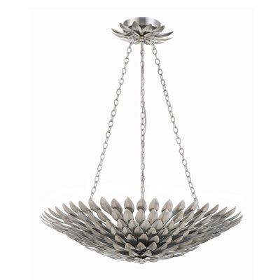 Broche 6 Light Semi Flush Mount
