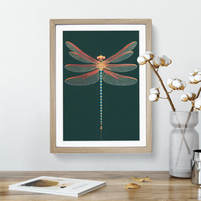 Gentle Dragonfly - Framed Print