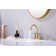 4 Inch 2-Handle High Arc Bathroom Faucet with Supply Hoses and Pop-up Drain