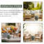 Chaises d'extérieur ergonomiques, tabourets de jardin ajustables 14 po x 17 po, conception et finition émaillées pour la maison