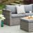 Esmerelda Rattan Wicker 6 - Person Seating Group with Cushions