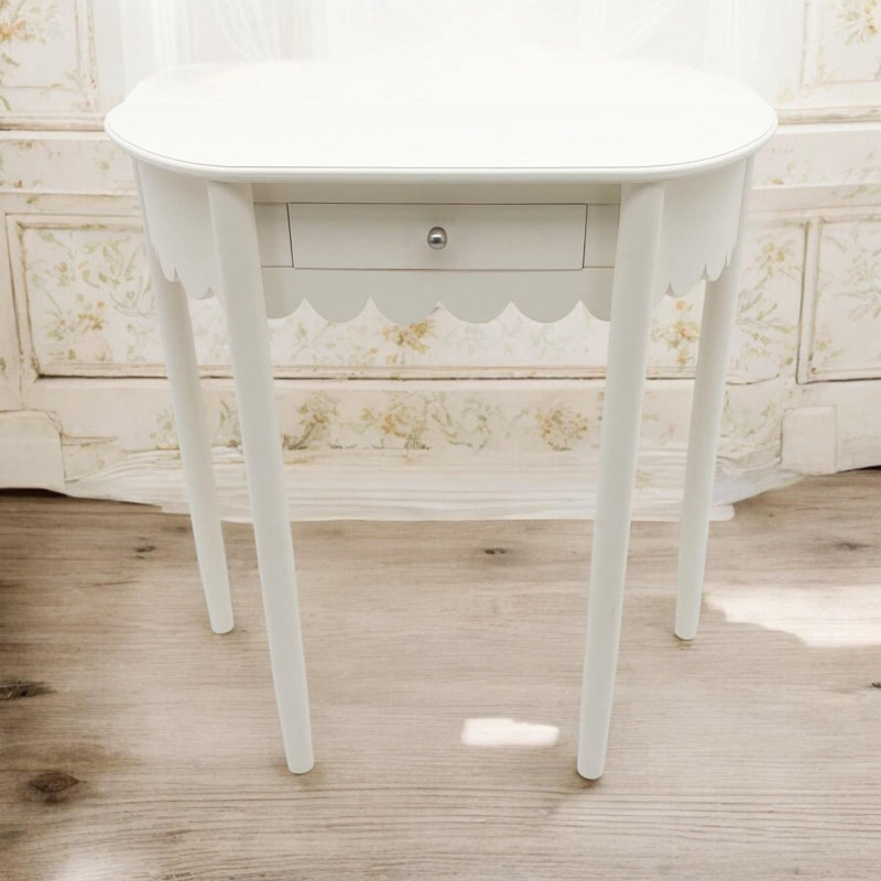 Anndrea 80cm Solid Wood Top Console Table
