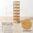 9-Tier Expandable Folding Bamboo Storage Rack, Space-Saving Storage Solution, No Assembly Required
