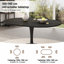 140.01 cm Extendable Dining Table