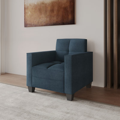 Chaise rembourrée en velours Olivia