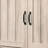 Shoe Cabinets | 45" 3-Door Adjustable Storage Shoe Cabinet, Slate Gray Oak Finish | Particle Board | Farmhouse