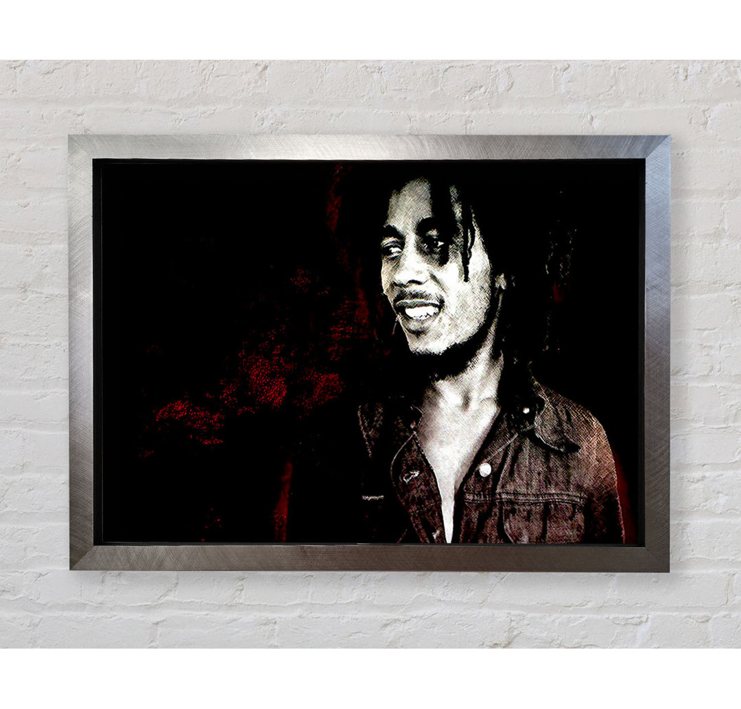 Bob Marley Hero - Einzelner Bilderrahmen Kunstdrucke