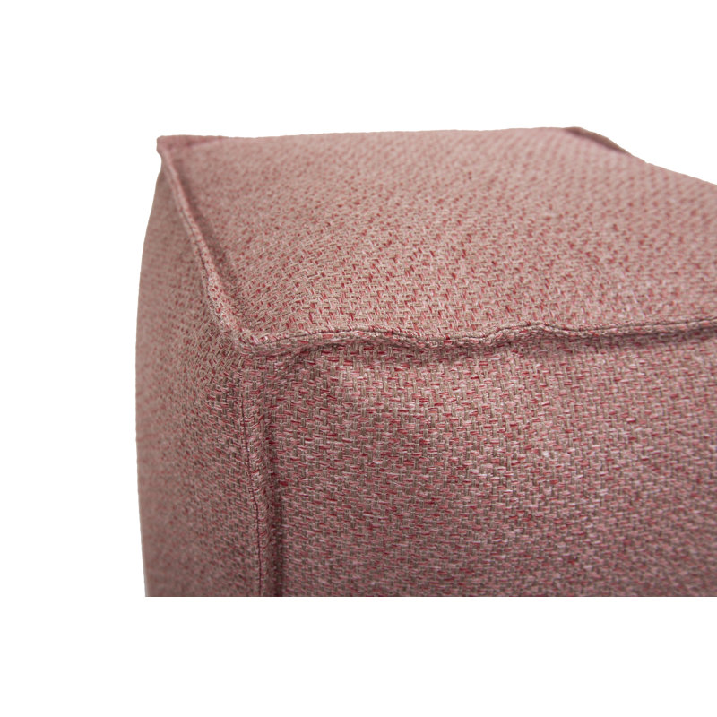 Talayah Upholstered Pouf, Rose