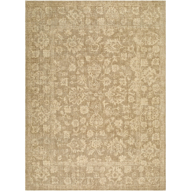 Tapis tissé à la main Gurkamal, Rectangle 9 pi x 12 pi