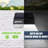 Wagan Outdoor LED Motion Sensor Wall Pack Light with Solar Panels