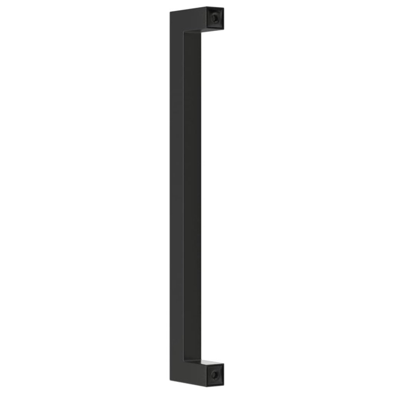Metro Lane Cabinet Handles 10 Pcs Silver 192 Mm Stainless Steel, 192 Mm, Black