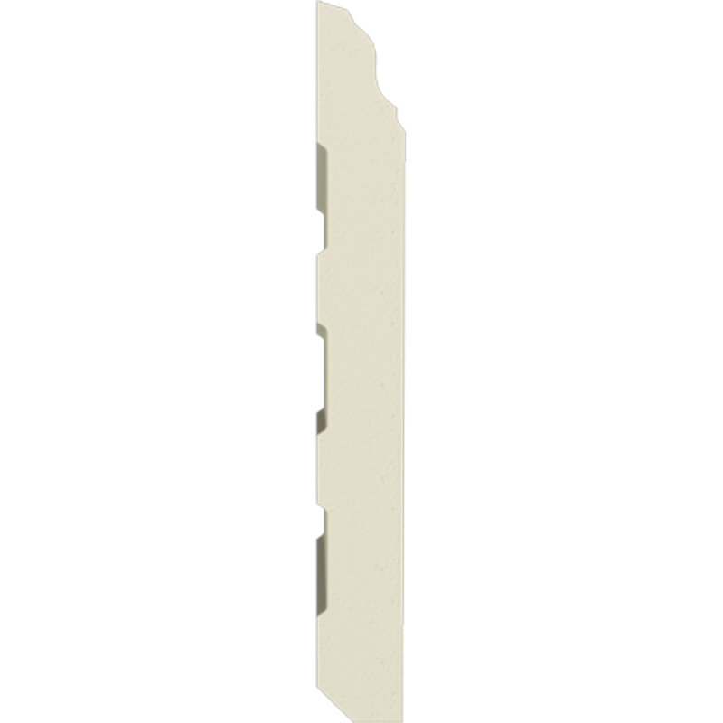 Barcelona White Polyurethane Baseboard Moulding, 94.5" Length (8-Pack)