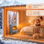 HOMCOM 24.5 cm W Grey Electric Stove