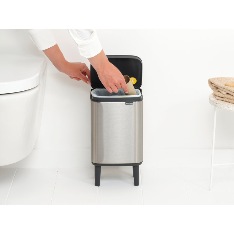 Brabantia 4 Litre Bo Waste Bin Hi, Matt Steel Fingerprint Proof
