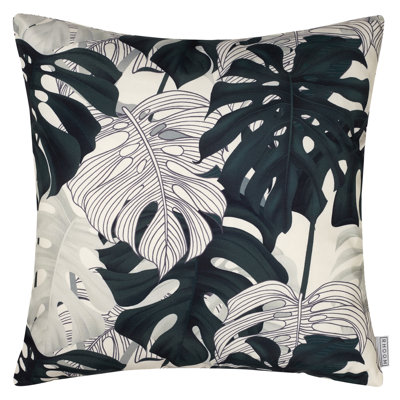 Indoor / Outdoor Floral Square Throw Cushion