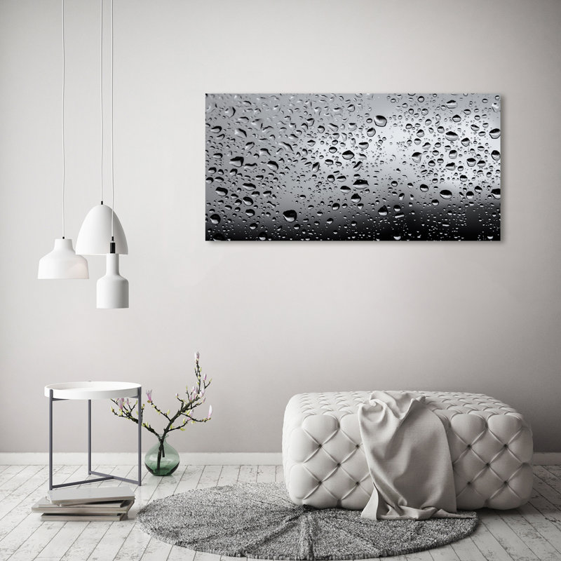 Drops Of Water - No Frame Print on Canvas