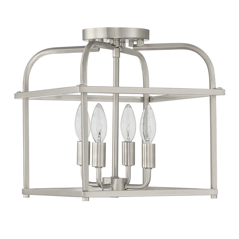 Condor Flush Mount, Brushed Nickel