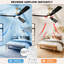 Ventilateur de plafond intelligent 52 po avec lumière, 3 pales en ABS, télécommande à 6 vitesses et commande vocale APP, 3CCT, à intensité variable, moteur réversible BLDC-133387528-133438085