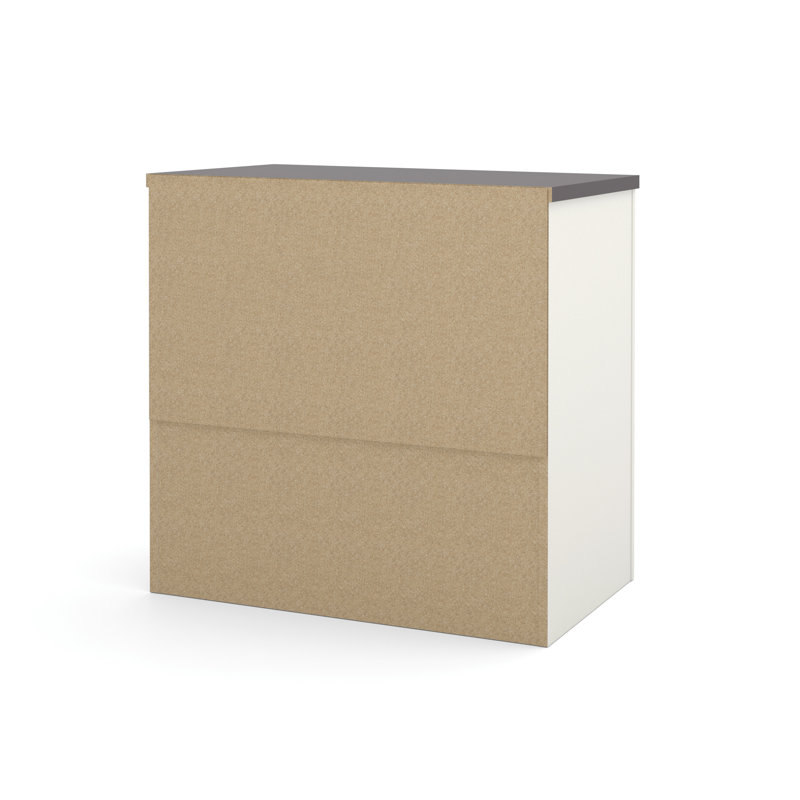Oriano 30.5'' Wide 2 -Drawer File Cabinet, Sandstone and Slate