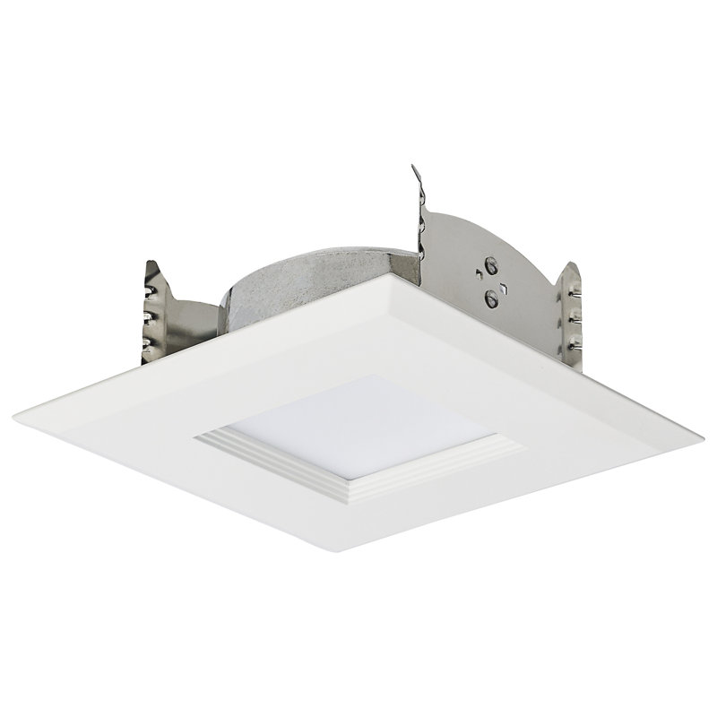 6.7 Wattage Square Downlight LED Retrofit 4" CCT Selectable