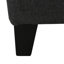 Banc de rangement avec repose-pieds Harry, gris foncé classique 51 po, bois de bouleau