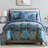 Modern Threads - Granada Collection Comforter Set - Reversible Microfiber - Elegant Printed 8-Piece Bed Set - Includes Comforter, Sheets, Shams, & Pillow - Luxurious Bedding-901970826
