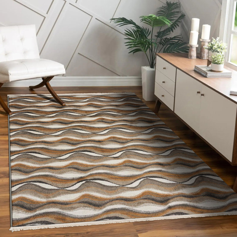 Alay Abstract Indoor Rug, Rectangle 8' x 10'