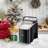 Nugget Countertop Ice Maker With Soft Chewable Ice, Automatic 34S In 24 Hours, Pebble Portable Ice Machine With Ice Scoop, Self-Cleaning, One-Click Operation, For Kitchen,Office-88588226