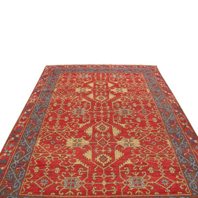 Burano Hand Knotted Wool Geometric Area Rug