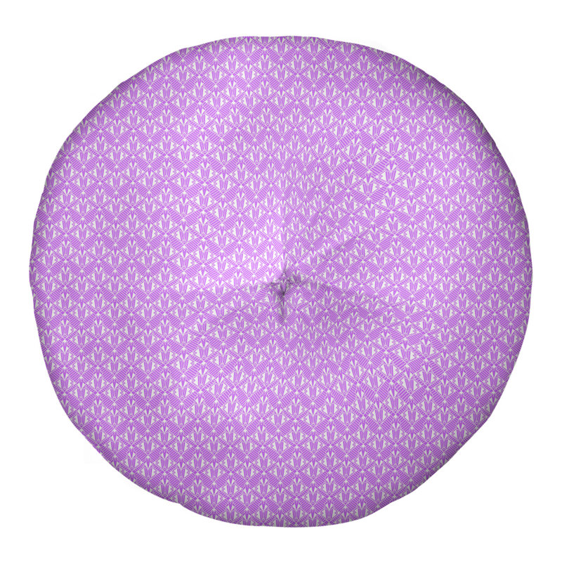 Coussin de sol Katelyn Elizabeth, 30 po x 30 po, Violet