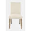 Chaise d'appoint rembourrée crème Averie